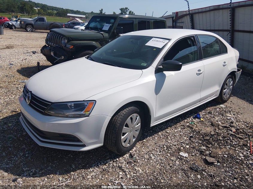 2016 Volkswagen Jetta, Удар ззаду, IAAI, VIN 3VW267AJ1GM307284 — фото 2