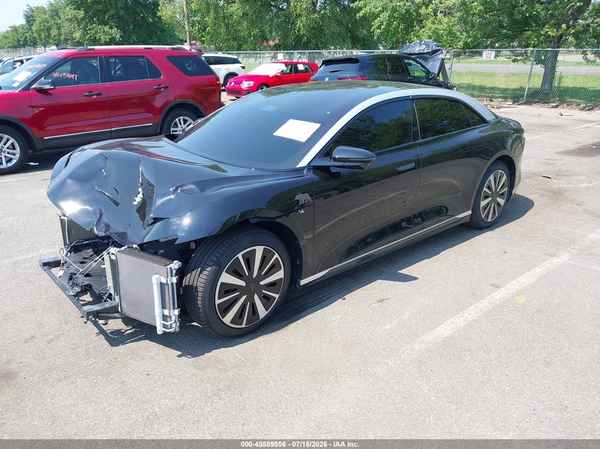 Vin: 50ea1tea9pa002320, lot: 46087934, lucid air touring 20232
