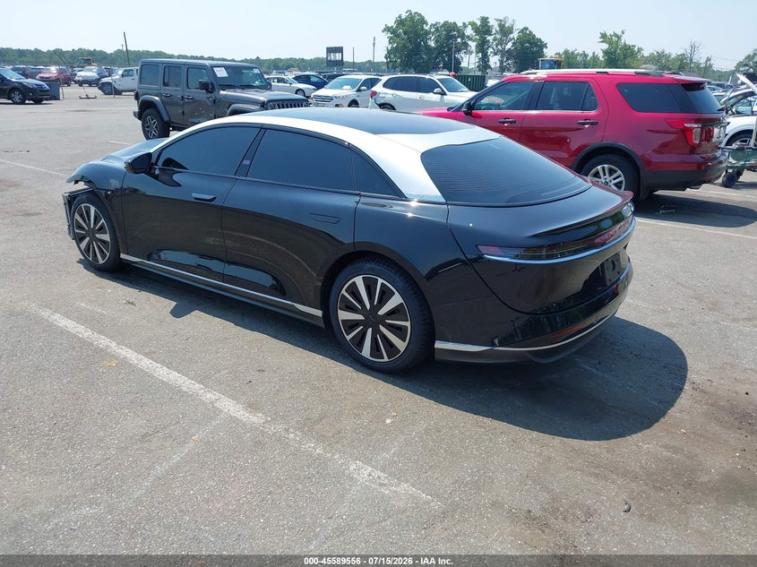 Vin: 50ea1tea9pa002320, lot: 46087934, lucid air touring 20233