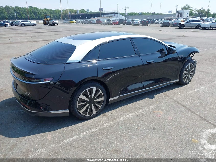 Vin: 50ea1tea9pa002320, lot: 46087934, lucid air touring 20234