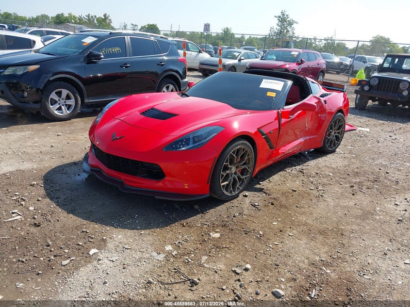Vin: 1g1yd2d70k5115674, lot: 46087940, chevrolet corvette stingray 20192