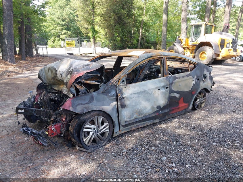 2019 Hyundai Elantra Sel, Interior Burn, IAAI, VIN 5NPD84LF1KH470478 — фото 2
