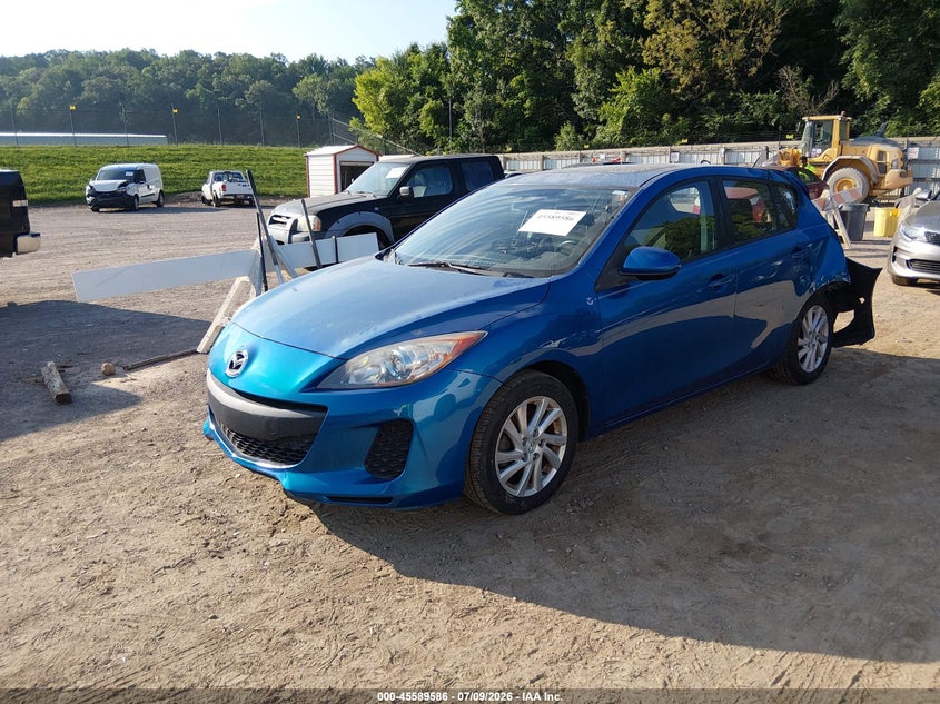 Vin: jm1bl1l77c1653549, lot: 46087963, mazda mazda3 i touring 20122