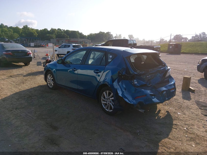 Vin: jm1bl1l77c1653549, lot: 46087963, mazda mazda3 i touring 20123