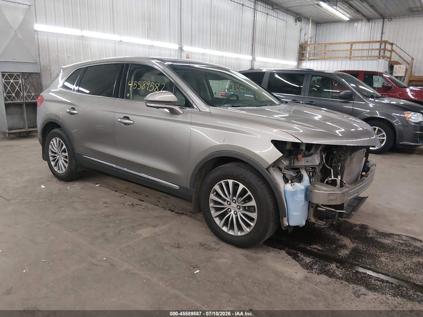 Vin: 2lmpj8kr9hbl14925, lot: 46087964, lincoln mkx select 2017 img_1