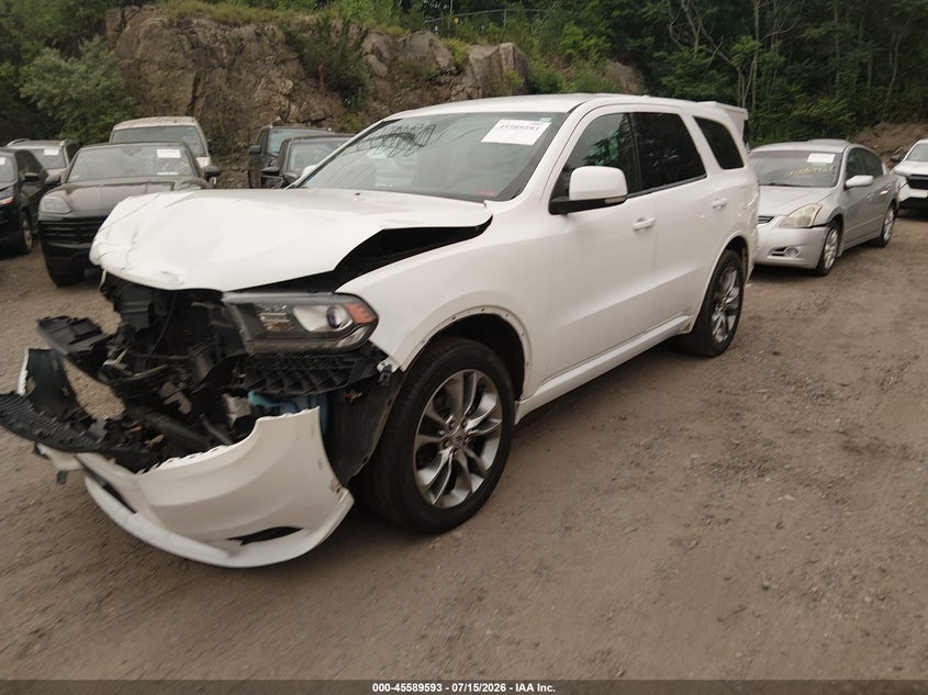 Vin: 1c4rdjdg4lc261174, lot: 46087970, dodge durango gt plus awd 20202