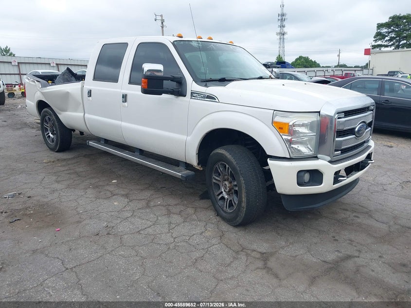 2014 Ford F-250 Lariat, Rear, IAAI, VIN 1FT7W2B60EEA95793