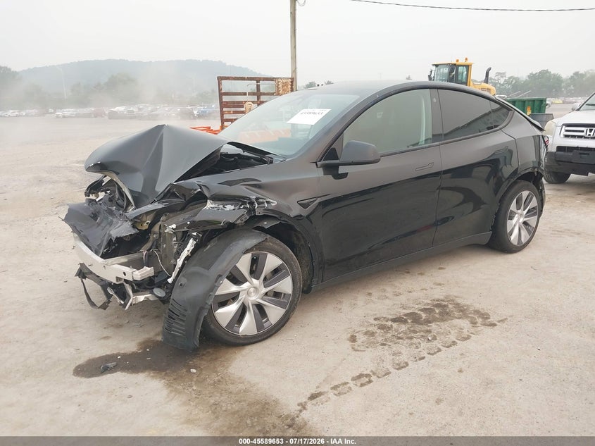 Vin: 5yjygdee4mf196381, lot: 46088030, tesla model y long range dual motor all-wheel drive 20212
