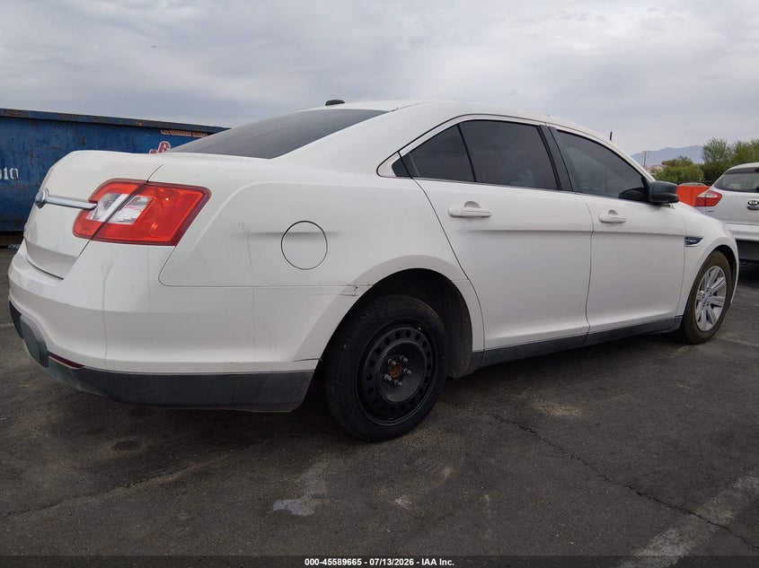 Vin: 1fahp2dw2ag161943, lot: 46088042, ford taurus se 20104