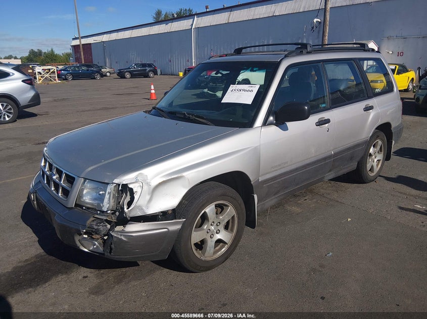 2000 Subaru Forester, Удар спереди, IAAI, VIN JF1SF6553YH716263 — фото 2