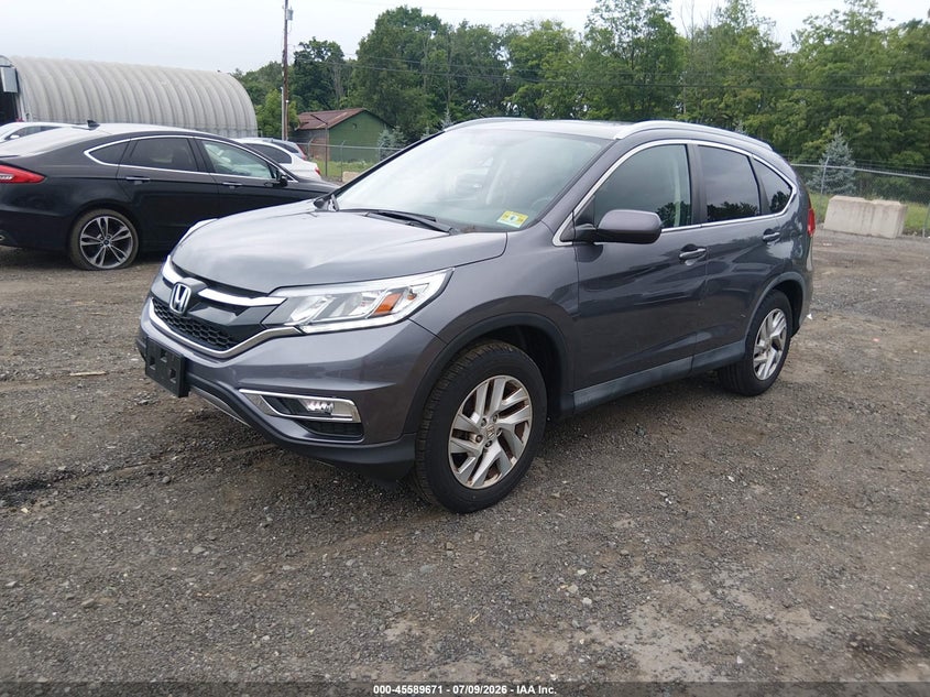 2015 Honda CR-V, Удар ззаду, IAAI, VIN 5J6RM4H79FL036923 — фото 2