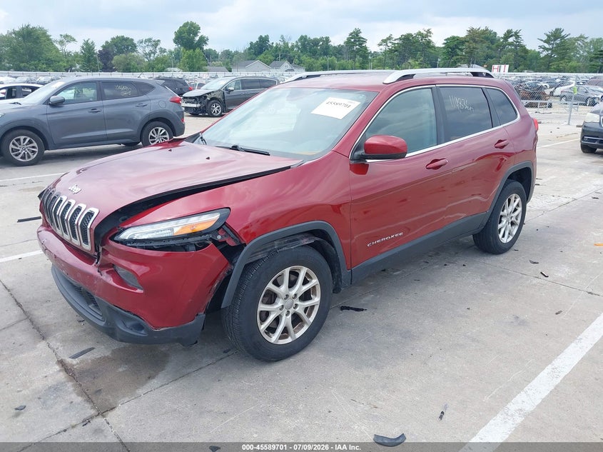 2015 Jeep Cherokee, Front End, IAAI, VIN 1C4PJMCS6FW528597 — photo 2