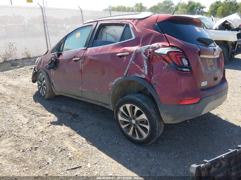 Vin: kl4cjesbxmb346308, lot: 46088108, buick encore awd preferred 20213
