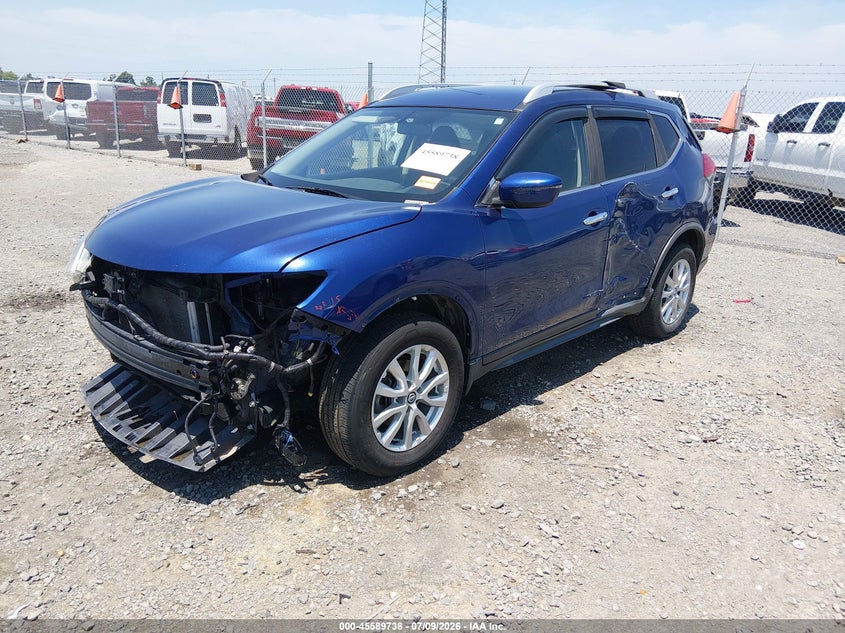 2018 Nissan Rogue Sv, Удар спереди, IAAI, VIN JN8AT2MV5JW349218 — фото 2