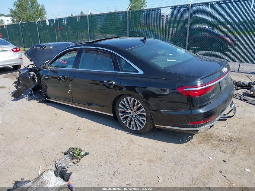 Vin: wau8daf85kn004719, lot: 46088140, audi a8 l 55 20193