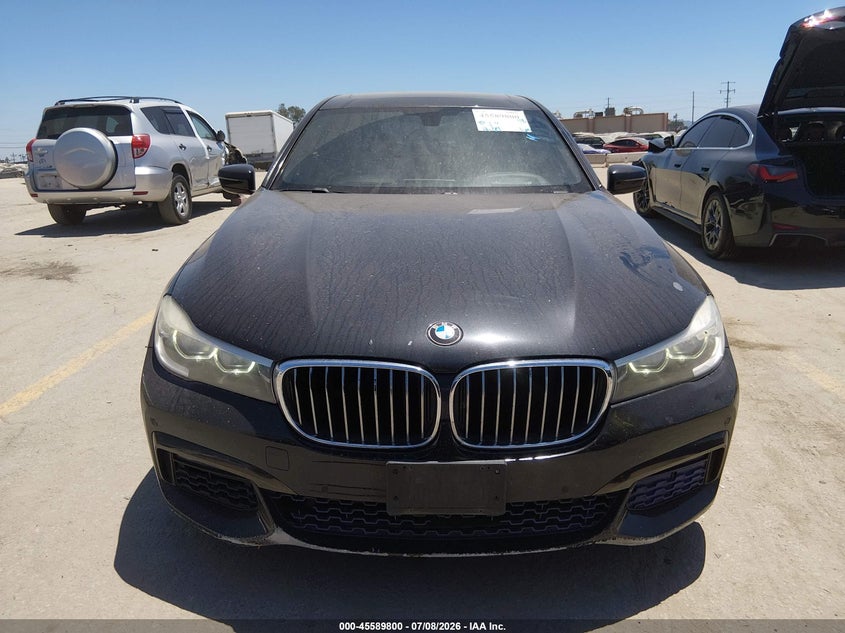 2017 BMW 740I VIN: WBA7E2C55HG739285 Lot: 45589800