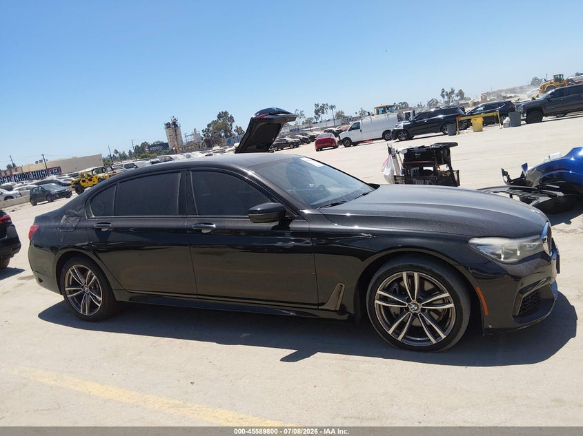 2017 BMW 740I VIN: WBA7E2C55HG739285 Lot: 45589800