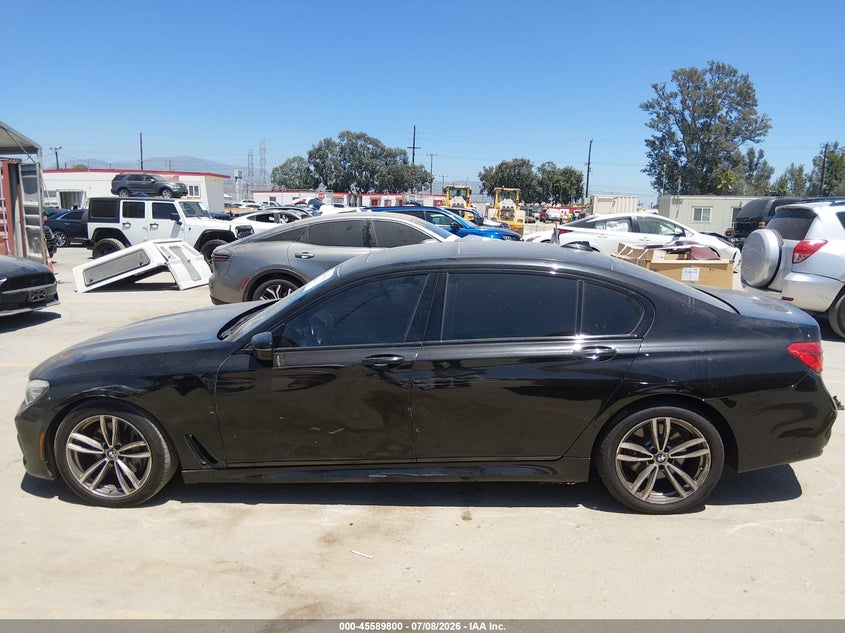2017 BMW 740I VIN: WBA7E2C55HG739285 Lot: 45589800