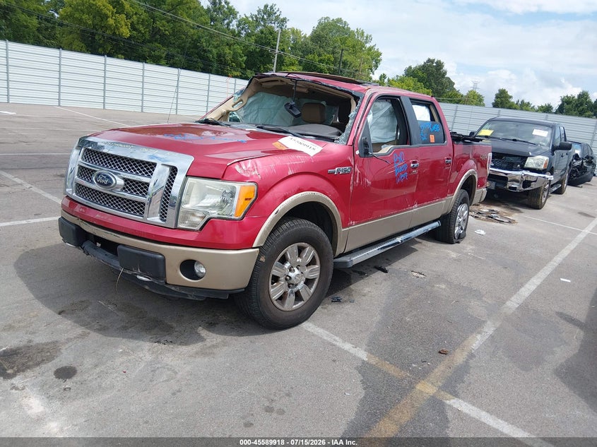 Vin: 1ftfw1ef9cfc06771, lot: 46088295, ford f-150 lariat 20122