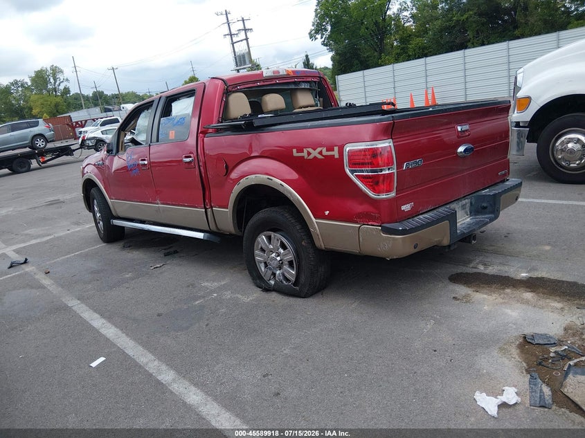 Vin: 1ftfw1ef9cfc06771, lot: 46088295, ford f-150 lariat 20123