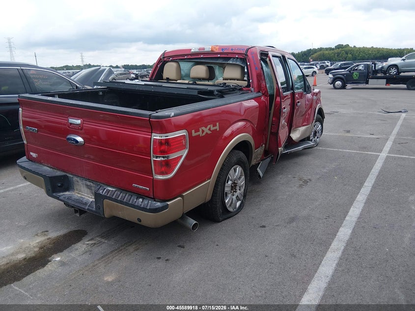 Vin: 1ftfw1ef9cfc06771, lot: 46088295, ford f-150 lariat 20124