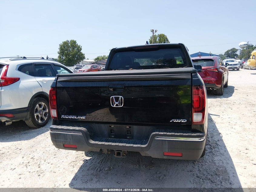 2017 Honda Ridgeline Rtl-T VIN: 5FPYK3F61HB028985 Lot: 45589924