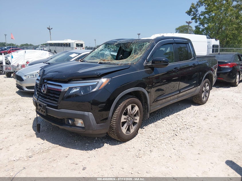 2017 Honda Ridgeline, Удар спереду, IAAI, VIN 5FPYK3F61HB028985 — фото 2