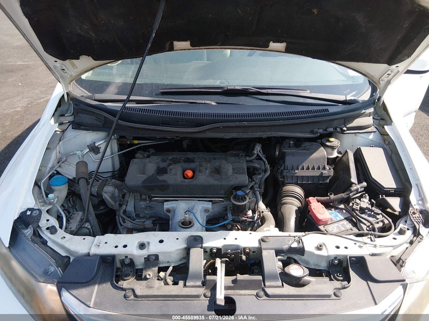 2012 Honda Civic Lx VIN: 19XFB2F57CE089662 Lot: 45589935