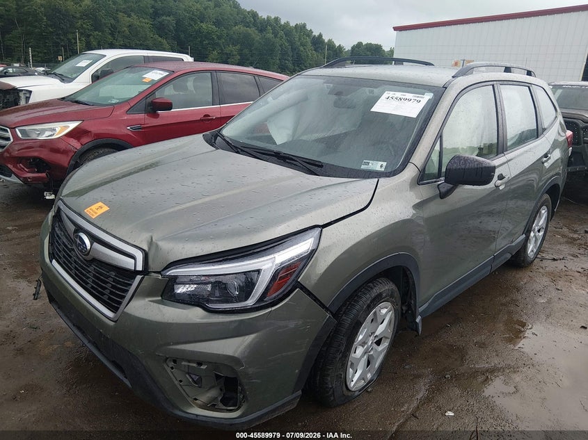 2021 Subaru Forester, Удар спереди, IAAI, VIN JF2SKADC9MH415338 — фото 2