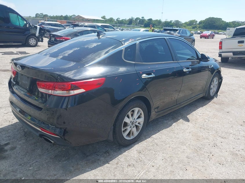 Vin: 5xxgt4l34gg096744, lot: 46088370, kia optima lx 20164