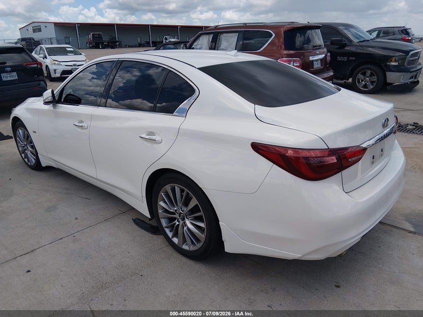 Vin: jn1ev7ap0lm203904, lot: 46088398, infiniti q50 luxe 20203