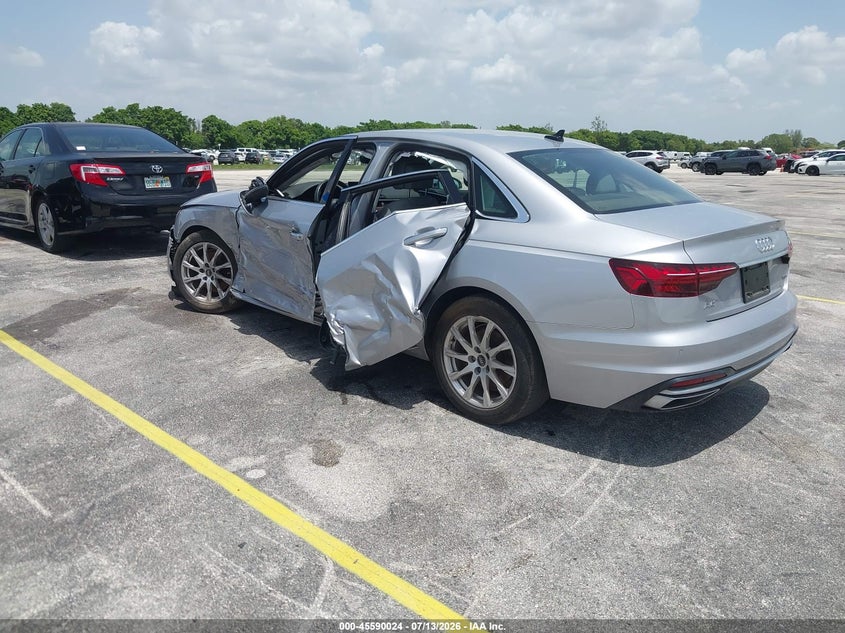 Vin: wauabaf41ma077665, lot: 46088401, audi a4 premium 40 tfsi quattro s tronic 20213