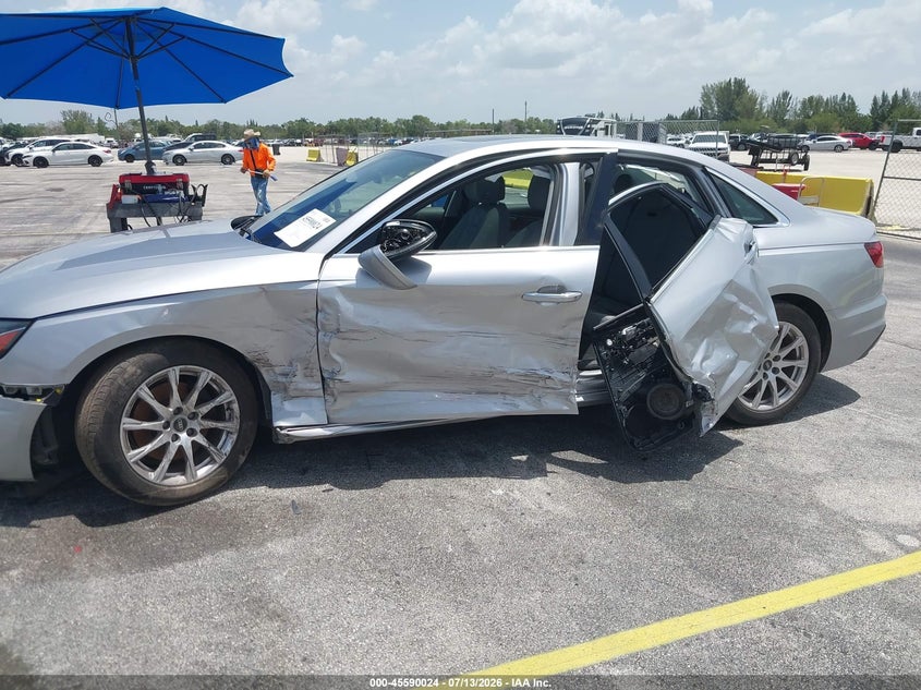 2021 Audi A4 Premium 40 Tfsi Quattro S Tronic VIN: WAUABAF41MA077665 Lot: 45590024