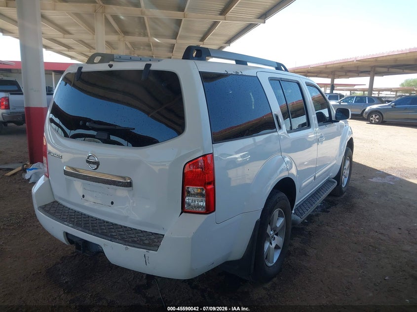 Vin: 5n1ar1nn1cc603056, lot: 46088419, nissan pathfinder sv 20124