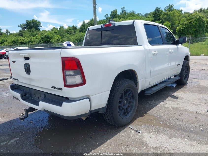 Vin: 1c6rrffg2ln283116, lot: 46088455, ram 1500 big horn  4x4 5'7 box 20204