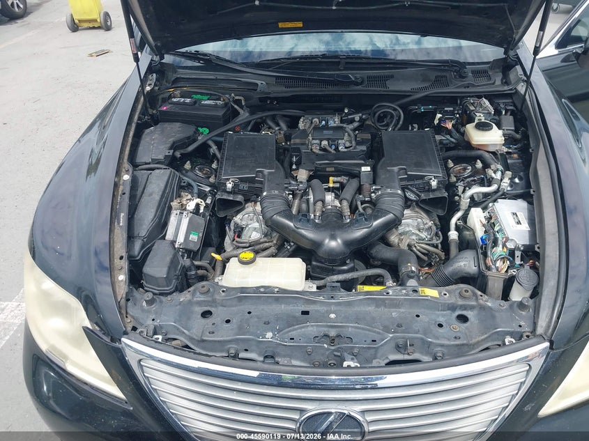 2007 Lexus Ls 460 VIN: JTHBL46F575002616 Lot: 45590119