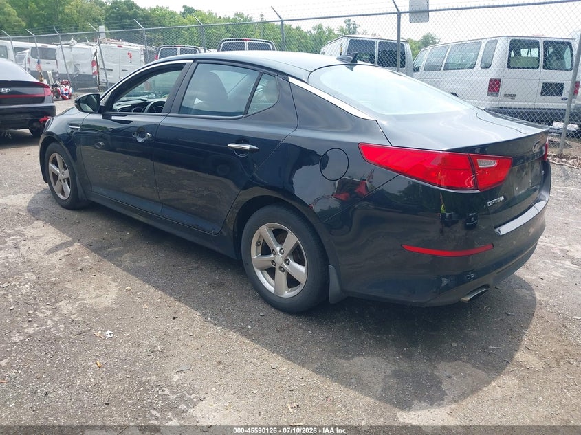 Vin: 5xxgm4a76fg463189, lot: 46088503, kia optima lx 20153