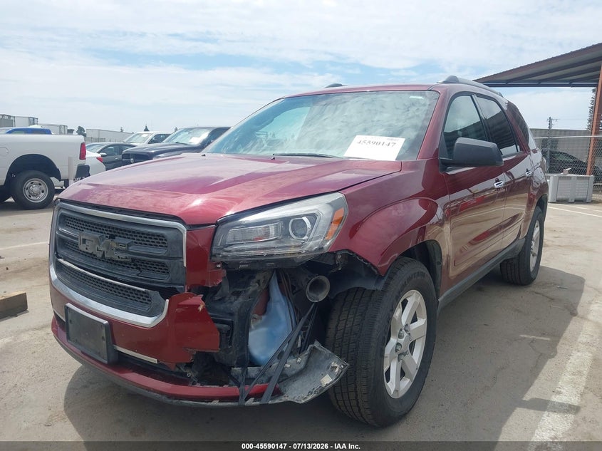 Vin: 1gkkrpkd1gj244983, lot: 46088524, gmc acadia sle-2 20162