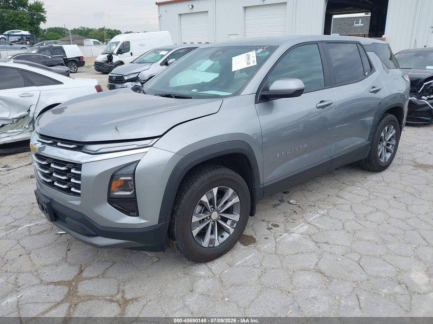 2026 Chevrolet Equinox Fwd Lt, Left Side, IAAI, VIN 3GNAXHEG7TL254016 — photo 2