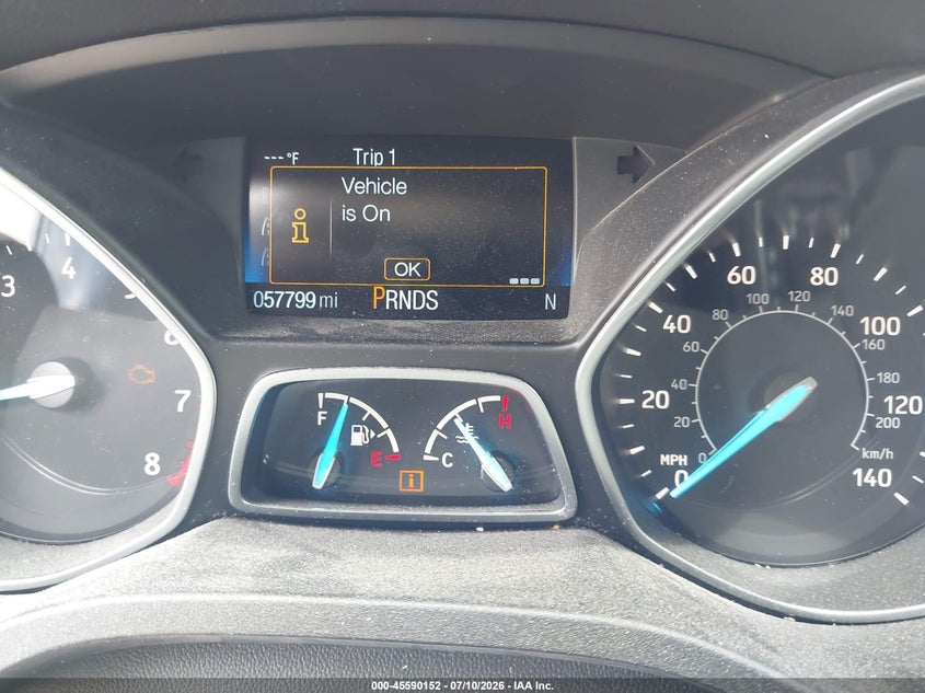 2018 FORD ESCAPE SPORT UTILITY VEHICLE 2.0L I-4 DI, DOHC, VVT, TURBO, 245HP