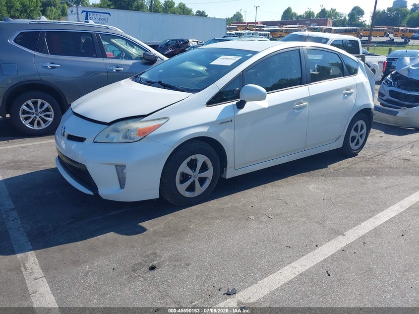 2014 TOYOTA PRIUS auction photo 2