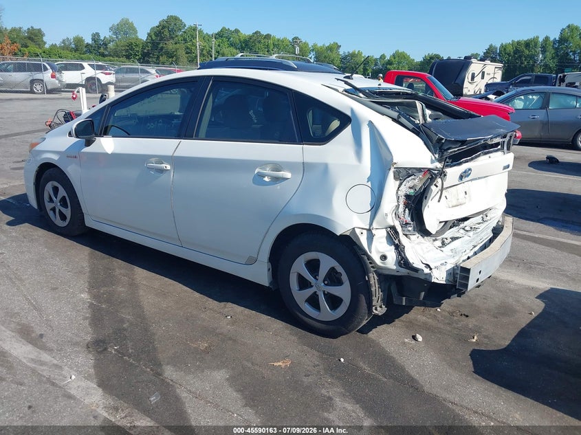 2014 TOYOTA PRIUS auction photo 3