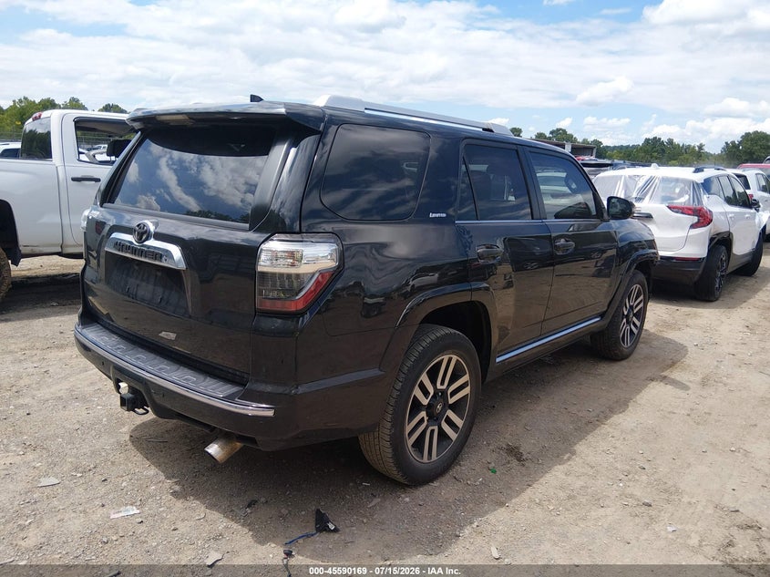 Vin: jtebu5jr1h5481801, lot: 46088546, toyota 4runner limited 20174
