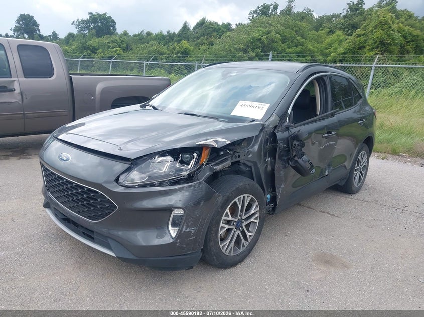 2020 Ford Escape Sel, Левый бок, IAAI, VIN 1FMCU9H6XLUC11987 — фото 2