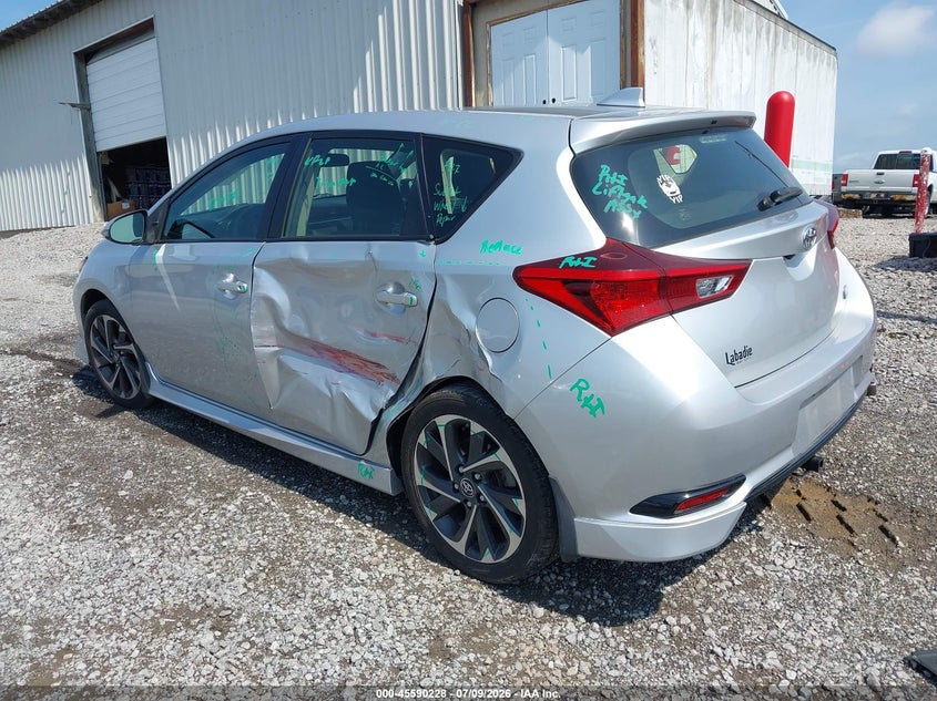 Vin: jtnkarje2hj550905, lot: 46088606, toyota corolla im 20173
