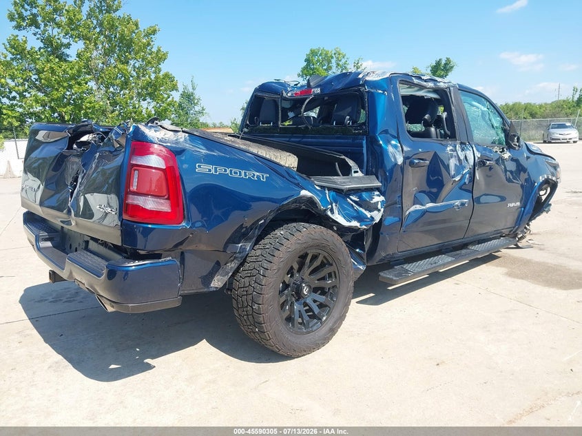 Vin: 1c6srfjt6nn206676, lot: 46088682, ram 1500 laramie  4x4 5'7 box 20224