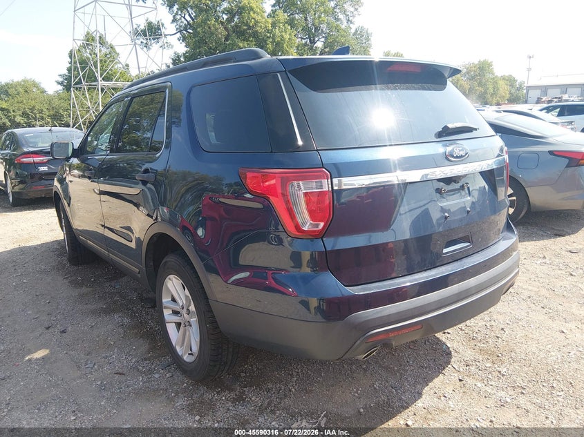 2017 FORD EXPLORER auction photo 3