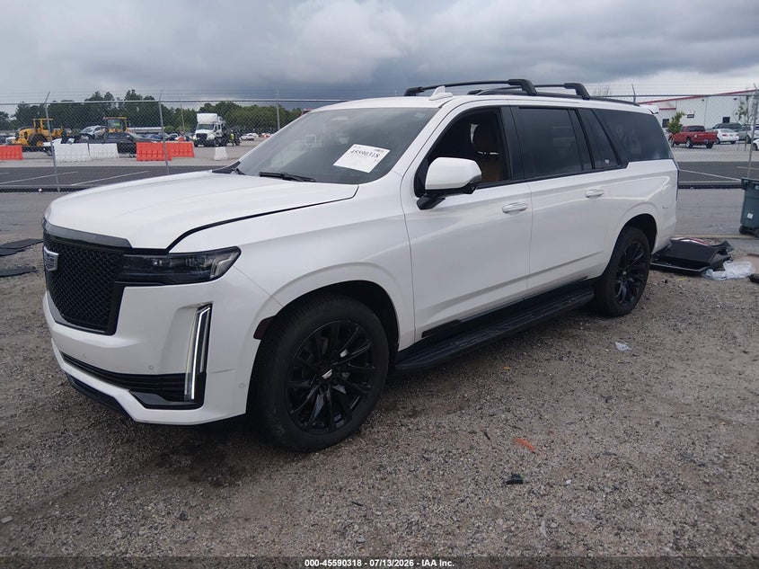 Vin: 1gys4pkt1nr272860, lot: 46088695, cadillac escalade esv 4wd sport 20222