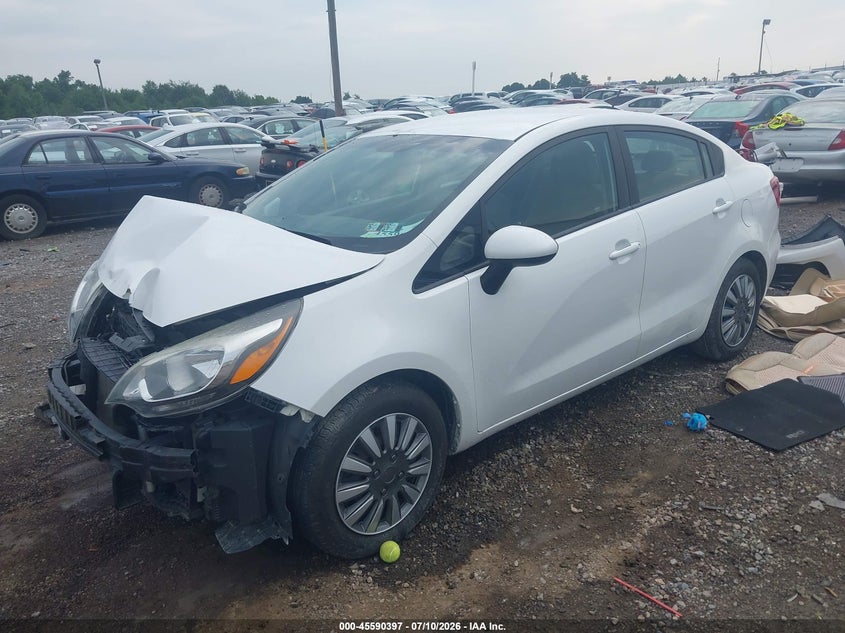 Vin: knadm4a36g6659453, lot: 46088774, kia rio lx 20162