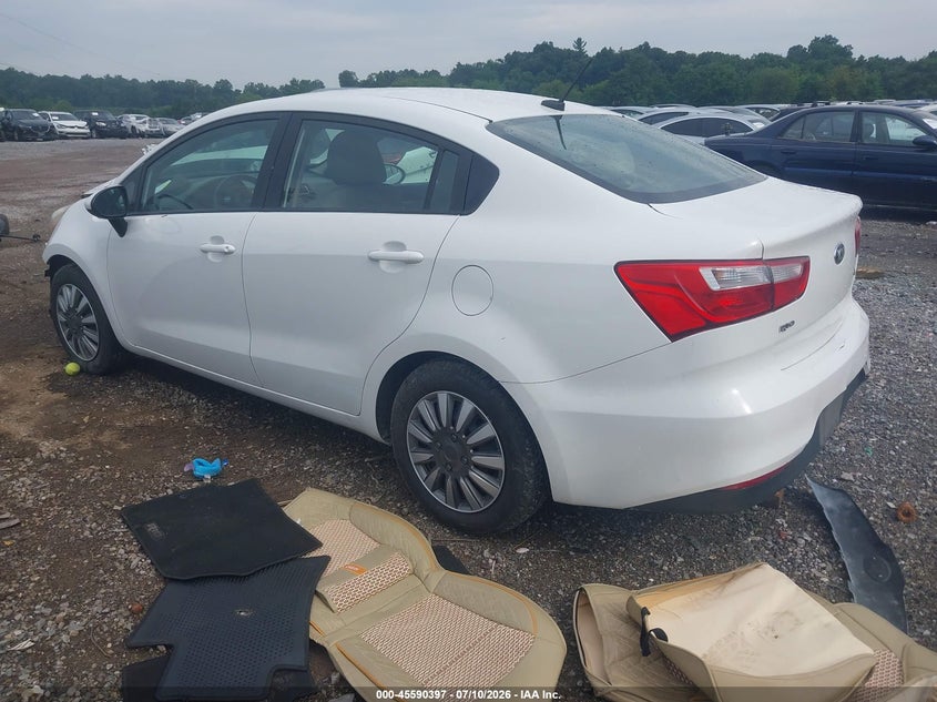 Vin: knadm4a36g6659453, lot: 46088774, kia rio lx 20163
